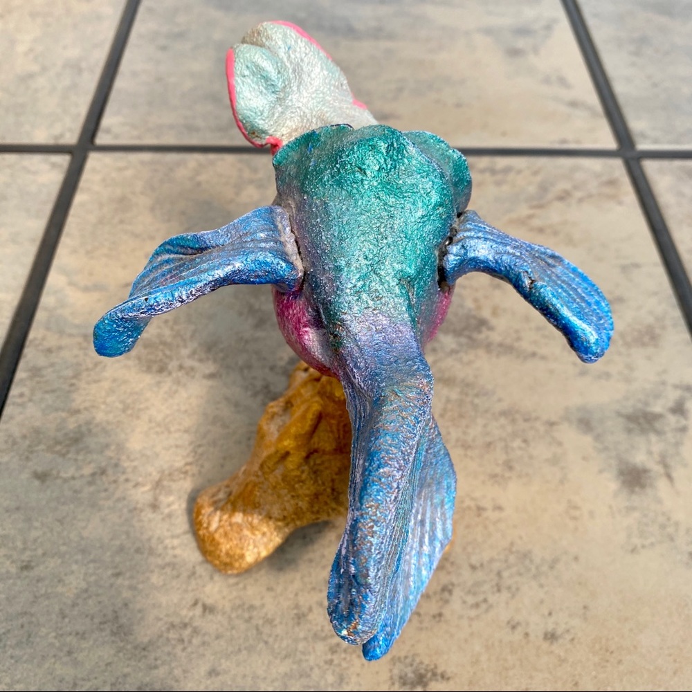 Vintage Anthropomorphic Fish Figure Art Sculpture Whimsical Folk Art - Picture 10 of 16
